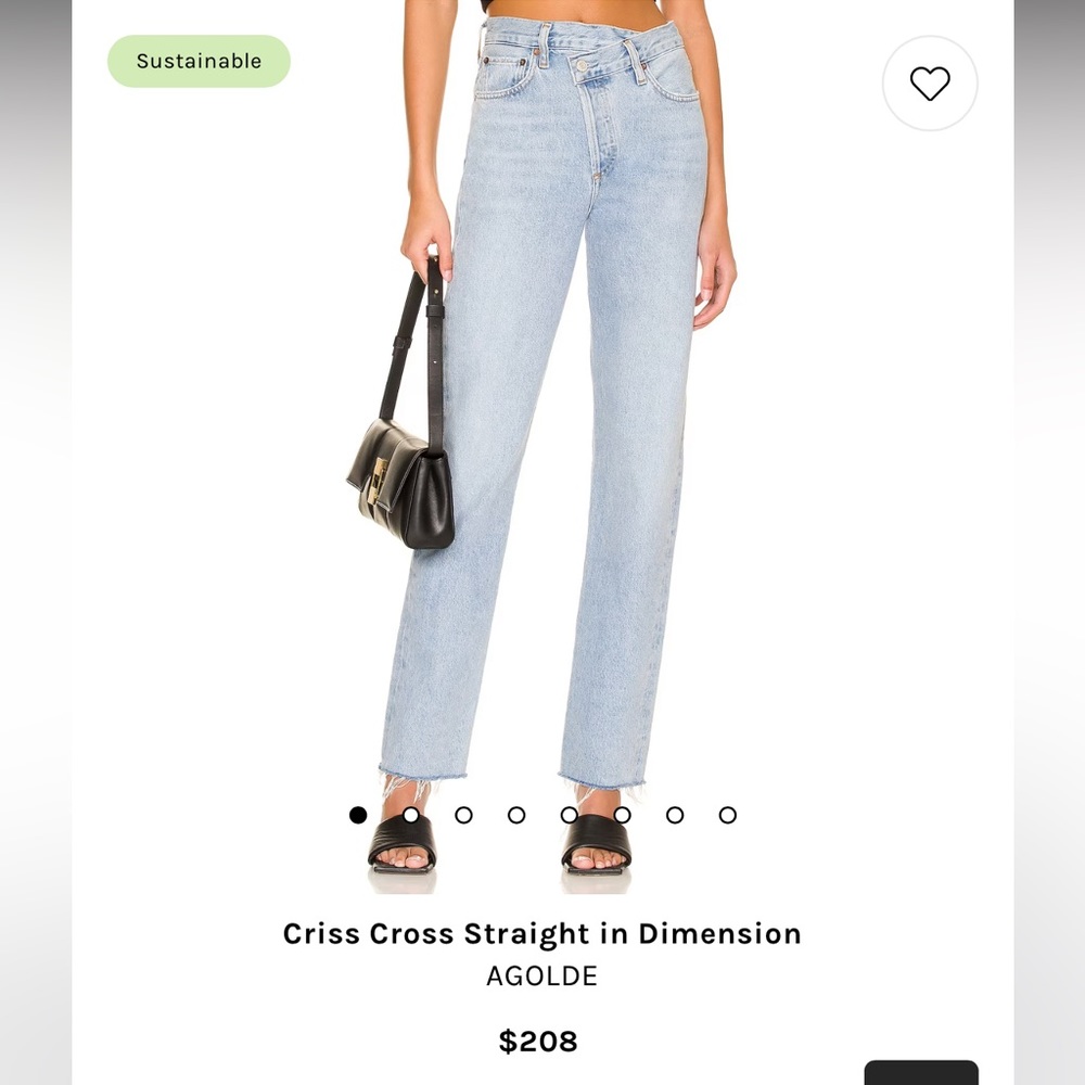 Agolde crossover jeans